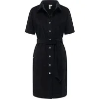 Ragwear Cordkleid Rozyna Cordy YOUMODO Kurzärmliges Kordkleid mit Hemdkragen
