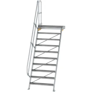 Munk Treppe mit Plattform 60° Stufenbreite 1000 mm - 600410