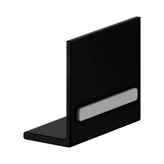 Keuco Griff für Royal Atlas Spiegelschränke, schwarz matt 14590370100