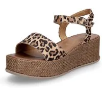 Tamaris Tamaris Damen Plateau Sandalette leo Sandale