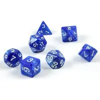 SHIBBY Spielesammlung 7 polyedrische DND Würfel für Rollen- und Tabletopspielemit Beutel