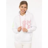Zwillingsherz Hoodie "Alissa 2.0" mit SMILE Stickerei vorne und hinten