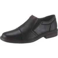 Rieker Slipper Anzugschuh, Business Schuh, Schlupfschuh mit stylischer Quernaht