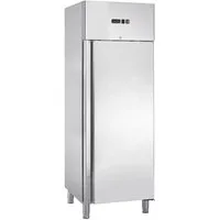 GastroHero Gefrierschrank Tiefkühlschrank - 429 L - Edelstahl - GN 1/1 - Profi Gewerbe Tiefkühl SNACKH400BTV, 201 cm hoch, 68 cm breit