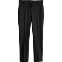 Next Anzughose Elegante Hose im Slim Fit mit Wolle, Kurzgröße (1-tlg)