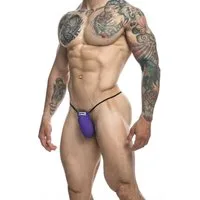 Justin + Simon String Classic G-String - lila (1-St) String-Tanga