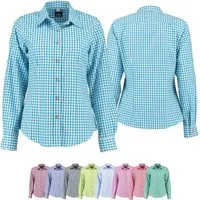 German Wear Trachtenbluse GW-OB13 Trachtenbluse für Trachten lederhosen bluse Trachtenmode kariert