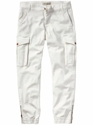 Mey & Edlich Herren Verbündete Zipper-Cargo Beige 99 % Baumwolle, 1 % Elasthan