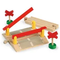 BRIO® Spielzeugeisenbahn-Erweiterung BRIO® WORLD, Bahnübergang