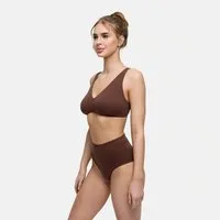cfab (creamy fabrics) High-Waist-Slip High-Waist Cotton Slip-Braun-XL