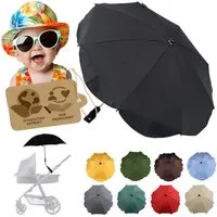 BambiniWelt by Rafael K. Kinderwagen-Sonnenschutzhülle Sonnenschirm Sonnenschutz für Kinderwagen Buggy Jogger universal UV50+, UV 50+ Schutz