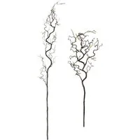 Kunstblume Korkenzieherzweig Künstlicher Dekozweig, I.GE.A., Höhe 115 cm, Kunstzweig, 2er Set