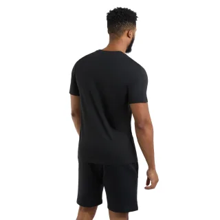 Umbro - T-Shirt für Herren (Schwarz/Burgfelsen)