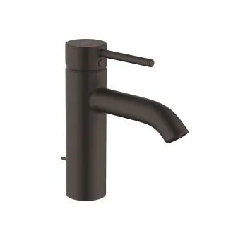 KLUDI BOZZ Waschtisch-Einhandmischer 100 mm Smart, Start, Ablaufgarnitur mattschwarz 382933976