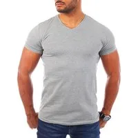 Young & Rich T-Shirt Herren Uni Basic V-neck V-Ausschnitt Unterziehshirt 1700 V-Ausschnitt unifarben kurzarm slim fit