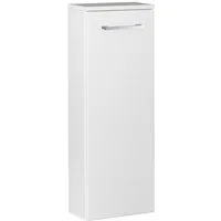 FACKELMANN Midischrank SCENO Midischrank slim, 30cm, Korpus Weiß matt, Front Weiß Hochglanz