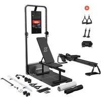 SPEEDIANCE Kraftstation Smarte KI-gesteuerte Multi-Funktionale Smith-Maschine für Ganzkörper, (mit Digitalem Gewichtssystem, Squat Rack und Trainingsstation), All-in-One Fitnessgerät, Gym Monster 2S