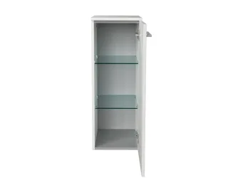 Fackelmann B.style Midi-Schrank re 302x825x320 weiß/weiß 1T, 84443 84443