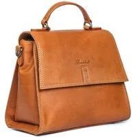 Benthill Henkeltasche Damen Echt Leder Henkeltasche Kleine Tasche Frauen Handtasche Bag, Reißverschlussfach