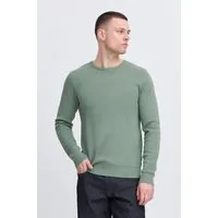 Blend Rundhalspullover BHREDHILL crewneck mit Markenlabel, aus Baumwolle, Slim Fit, ohne Verschluss