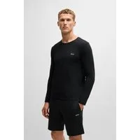 BOSS Langarmshirt Mix&Match LS-Shirt R mit BOSS Stickerei auf der Brust