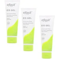 efasit Fußcreme 3 x efasit Eisgel je 75 ml Strapazierte Beine & Füße Kühl & Belebt