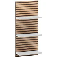 Schildmeyer Wandregal Katta, Wandregal, melaminharzbeschichtet,Made in Germany, B: 30 cm, Solide Verarbeitung - Dieses Produkt ist in Deutschland gefertigt