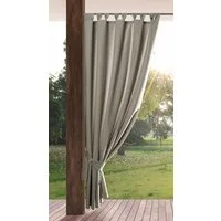 Eurofirany Outdoorvorhang GARDEN, wasserdichter Terrassenvorhang (1 St), Schlaufen, Lichtschutz, Polyester, für Pavillon, Pergola & Balkon, wetterfest, UV-Schutz