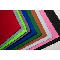 sunnypillow Stoff Filz Filzstoff Bastelfilz Dekorationsfilz Weicher Dekofilz Taschenfilz, Breite : 150 cm, Dicke : 3mm, Meterware : 1 m, Farbe: Schwarz