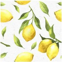 HOME FASHION Papierserviette 20 Servietten Citrus 33x33cm, (20 St)