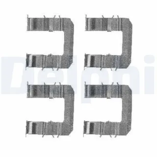 Delphi Zubeh?r f?r Bremsbel?ge vorne Fiat Punto Hyundai Accent Kia Rio