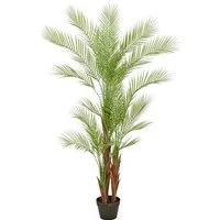 Kunstpalme Arecapalme, Creativ green, Höhe 150 cm, mit naturgetreuen Palmwedeln
