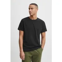 Blend Rundhalsshirt BHDinton tee crew mit Markenlabel, aus Baumwollmischung, Regular Fit, in Single Jersey