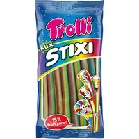 TROLLI Süßigkeit, Trolli Mix Stixi Gummibonbon mit verschiedenen Fruchtaromen 85g
