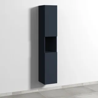 Sanipa 3way Hochschrank mit 2 Türen und 1 offenem Fach, Marine-Matt SP1131R