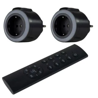 REV Funk-Schalt-Set 2 + 1 COMFORT, anthrazit 0085520503