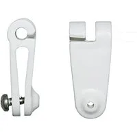Windhager Sonnensegel Laufhaken mit Edelstahlschrauben, 30 Stk., Befestigungsset für 2-2,5 mm Edelstahlseile, einfache Montage