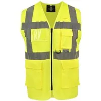 korntex Warnweste Multifunkitons-Warnweste Mesh Multifunction Vest
