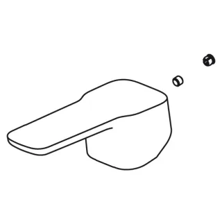 KWC Hebel kpl MONTA, chromeline,538250 538250