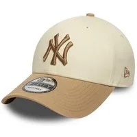 New Era Baseball Cap New York Yankees New Era MLB Colour Block 9Forty Cap Beige (1-St)
