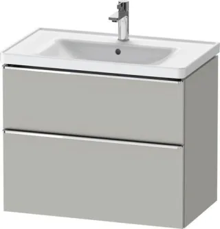 Duravit D-Neo Waschtischunterbau wandhängend Betongrau Matt 784x452x625 mm - DE4355010070000 DE4355010070000