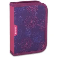 Spirit Federmäppchen SPIRIT Schüler Etui 28 teilig 1-Zipper Mäppchen ABS FLOWERS