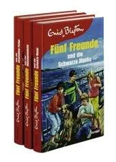 Fünf Freunde Buchpaket - 3 Bände - Fünf Freunde und die schwarze Maske  - Fünf Freunde und das Höhlengeheimnis -Fünf Freunde und die versteckten Perlen