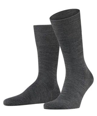FALKE - Airport Socken grau - Gr. - 44