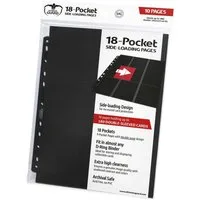 Ultimate Guard Sammelkarte 18-Pocket Pages Side-Loading (10 Stück) - Schwarz