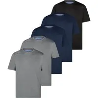 Redmond T-Shirt 5er Pack Basic (Spar-Set, 5-tlg) T-Shirt - Baumwolle - Atmungsaktiv - Klassisches Basic für jeden Tag