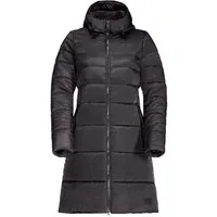 Jack Wolfskin Wintermantel Eisbach Coat (winddicht, wasserabweisend, PFC-frei) phantomgrau Damen