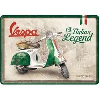 Nostalgic-Art Metallschild Blechpostkarte - Vespa - Vespa - Italian Legend