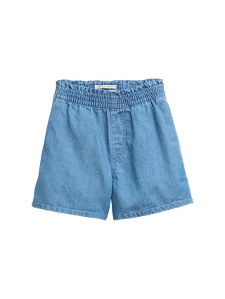 tom tailor kids - Jeans Shorts mit elastischem Bund light stone bright blue denim - Gr. - 116