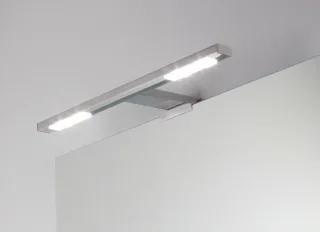 Koh-i-Noor Spiegelleuchte mit LED-Licht. Anbringung an der oberen Spiegelkante, 7906 7906
